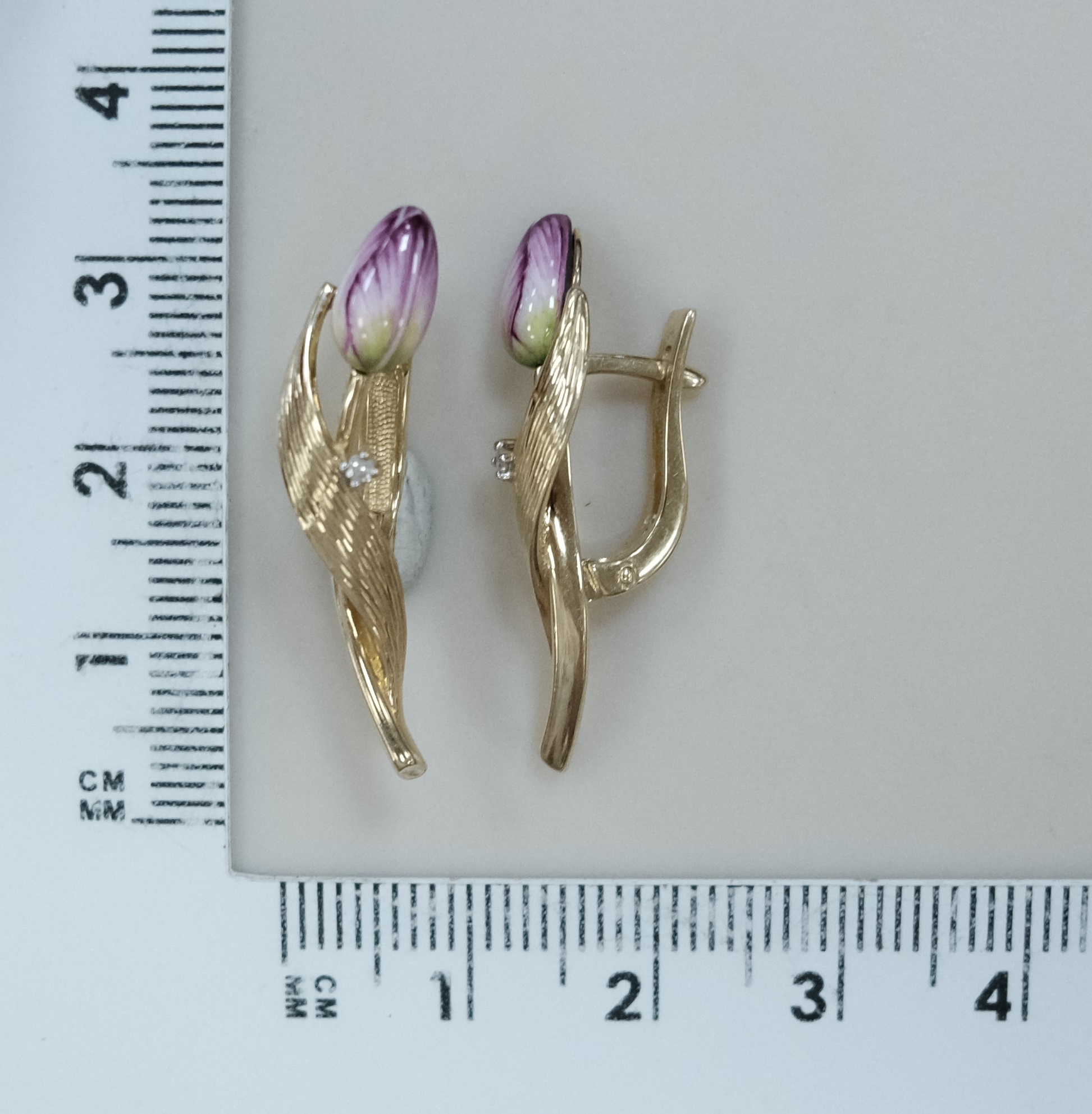 10511-001308 Серьги (Au 585)